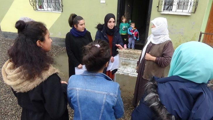 Öğrenciler kapı kapı gezip ’brusella’yı anlattı G5