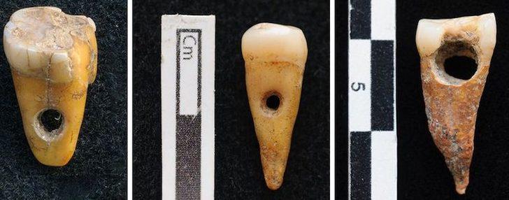 Tam 8.500 yıllık! Kolye yapıp boyunlarına takmışlar G1