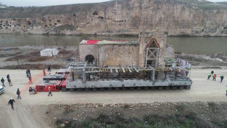 Hasankeyf'teki son eser olan 610 yıllık cami böyle taşınıyor! G1