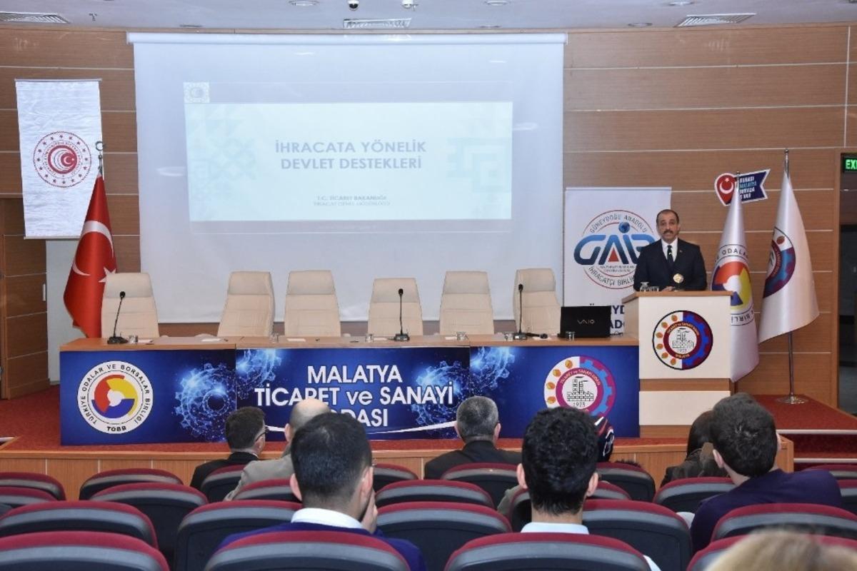 Dış ticaret bilgilendirme semineri d&uuml;zenlendi
