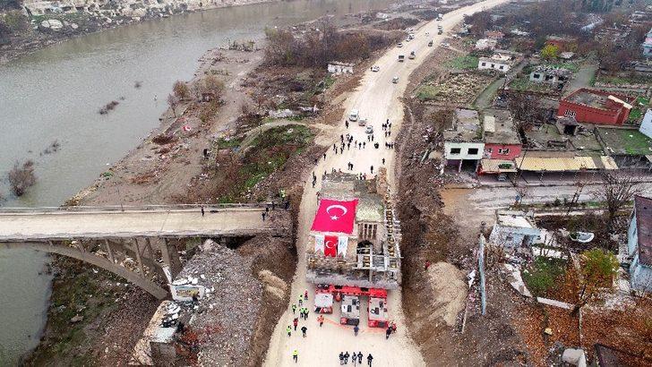 Hasankeyf’te son tarihi eser dualarla taşındı G3