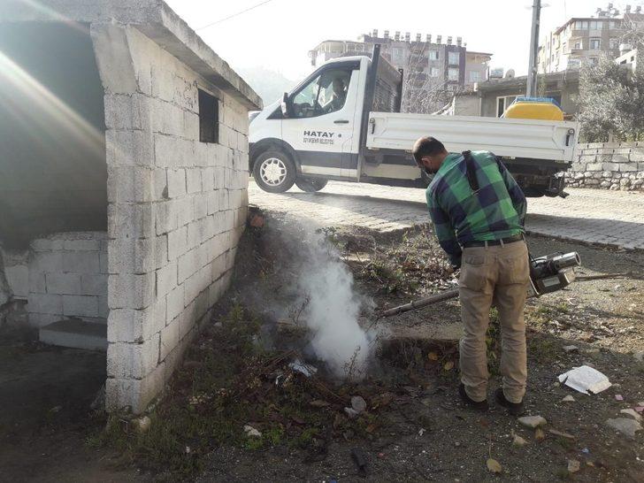 Hatay’da haşereyle mücadele devam ediyor G5