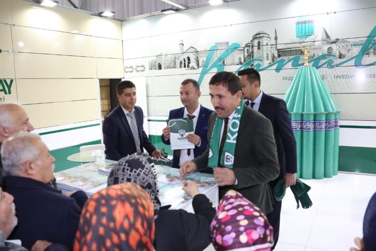 Karatay Belediyesinin &ldquo;Konya Tanıtım G&uuml;nleri&rdquo; standına b&uuml;y&uuml;k ilgi