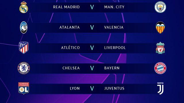 Şampiyonlar Ligi'nde dev eşleşmeler