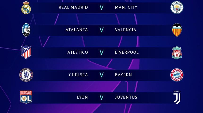 Şampiyonlar Ligi'nde dev eşleşmeler