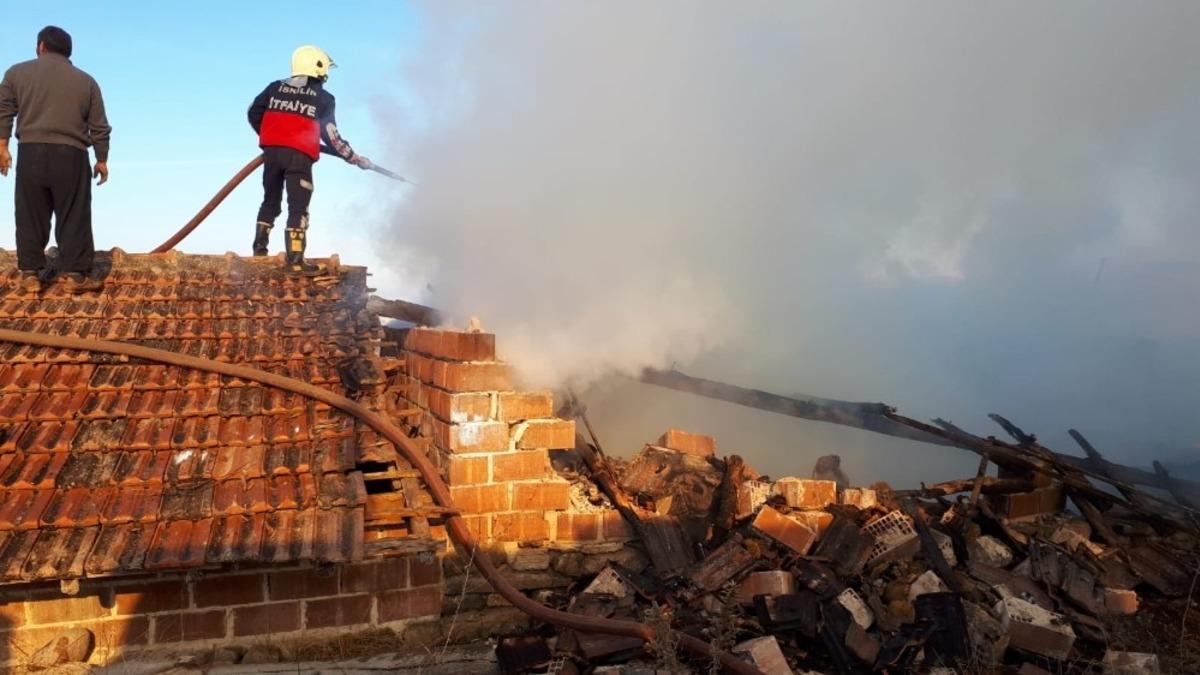 İskilip&rsquo;te yangın