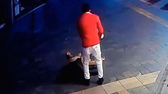 Düğünde maytap dumanı paniği kamerada