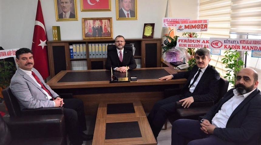 Rekt&ouml;r&rsquo;den Başkan Ceyhun&rsquo;a tebrik ziyareti