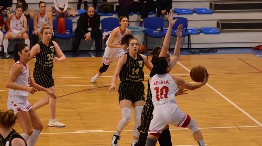 Turgutlu Belediye Kadın Basketbol Burhaniye&rsquo;ye kaybetti