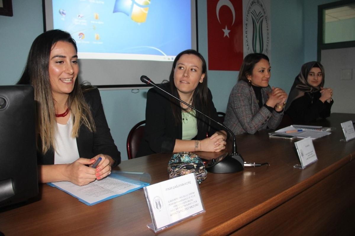 Akyazı MYO&rsquo;da &lsquo;iş hayatı ve kadın&rsquo; semineri ger&ccedil;ekleşti