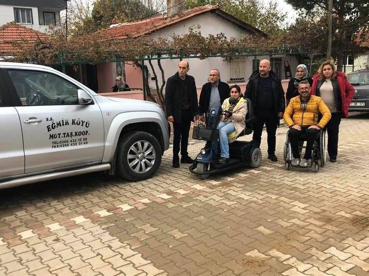 Hollanda’dan gelen 145 engelli aracı Havran’a ulaştı G2