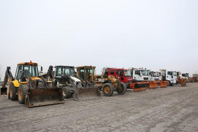 Bolu Belediyesi karla mücadele hazırlıklarını tamamladı