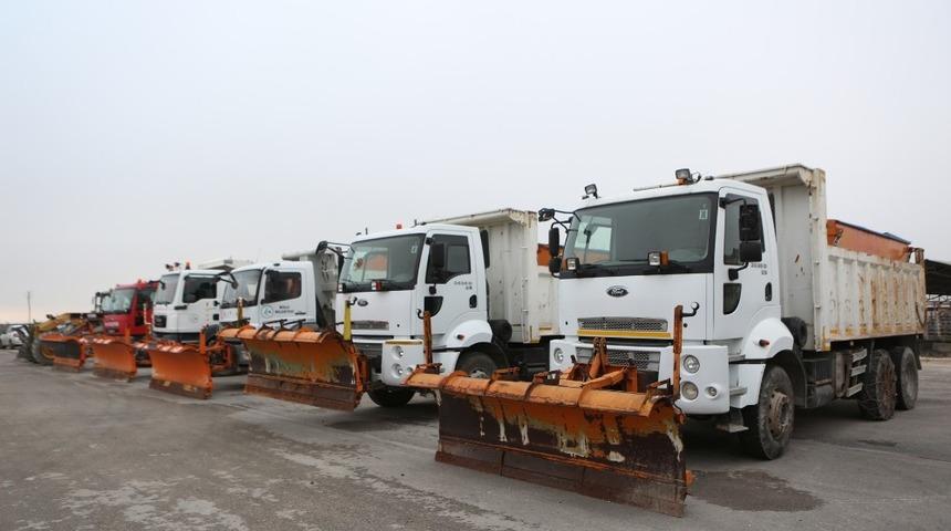 Bolu Belediyesi karla mücadele hazırlıklarını tamamladı