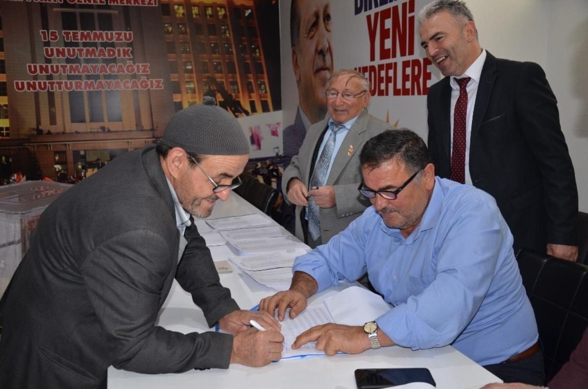 Gerze&rsquo;de AK Parti delege se&ccedil;imleri