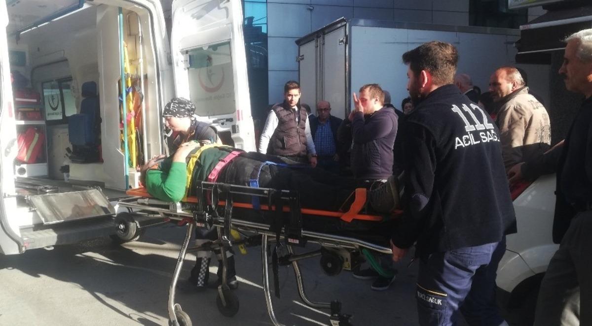 Bafra&rsquo;da iş kazası: 1 yaralı