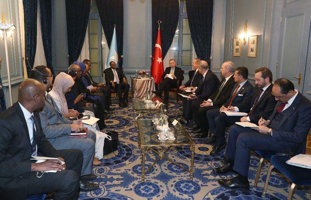 Cumhurbaşkanı Erdoğan, Somali Başbakanı Hayri’yi kabul etti