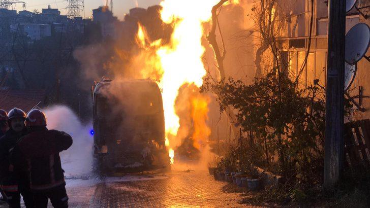 Kamyon damperi elektrik hatlarını kopardı, facia ucuz atlatıldı G1