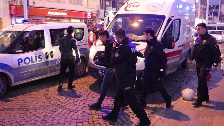 Karaman'da 16 yaşındaki çocuk 20 lira için sokak ortasında dehşet saçtı! G2