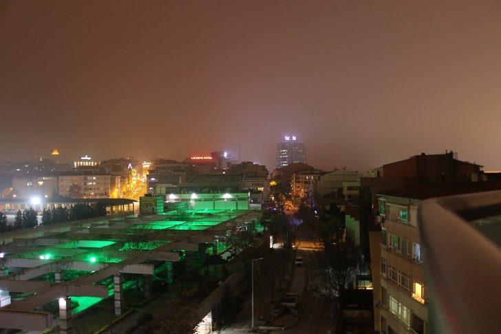 Başkent sokaklarında yoğun sis! Görüş mesafesi 5 metrenin altına düştü! G3