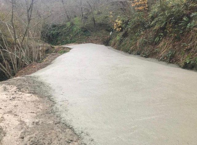 Perşembe’de beton yol seferberliği