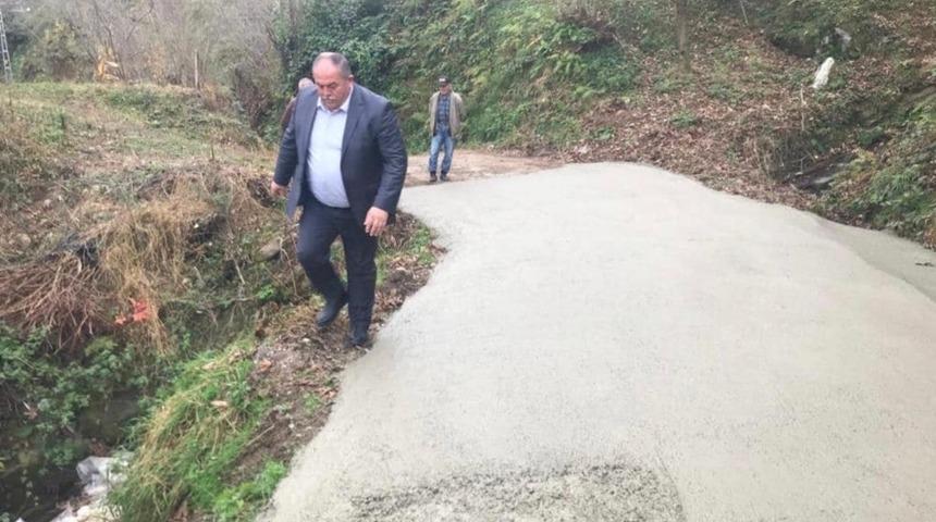 Perşembe&rsquo;de beton yol seferberliği