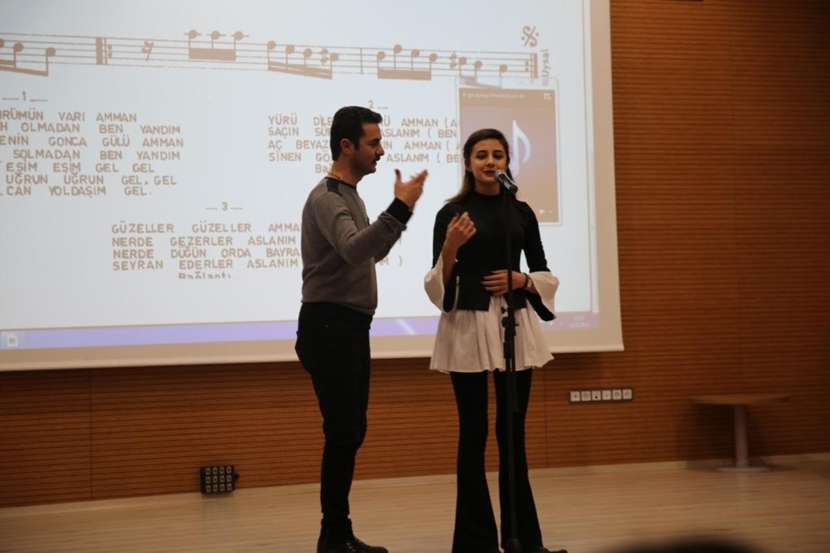 Haliliye Belediyesinin THM korosu konsere hazırlanıyor