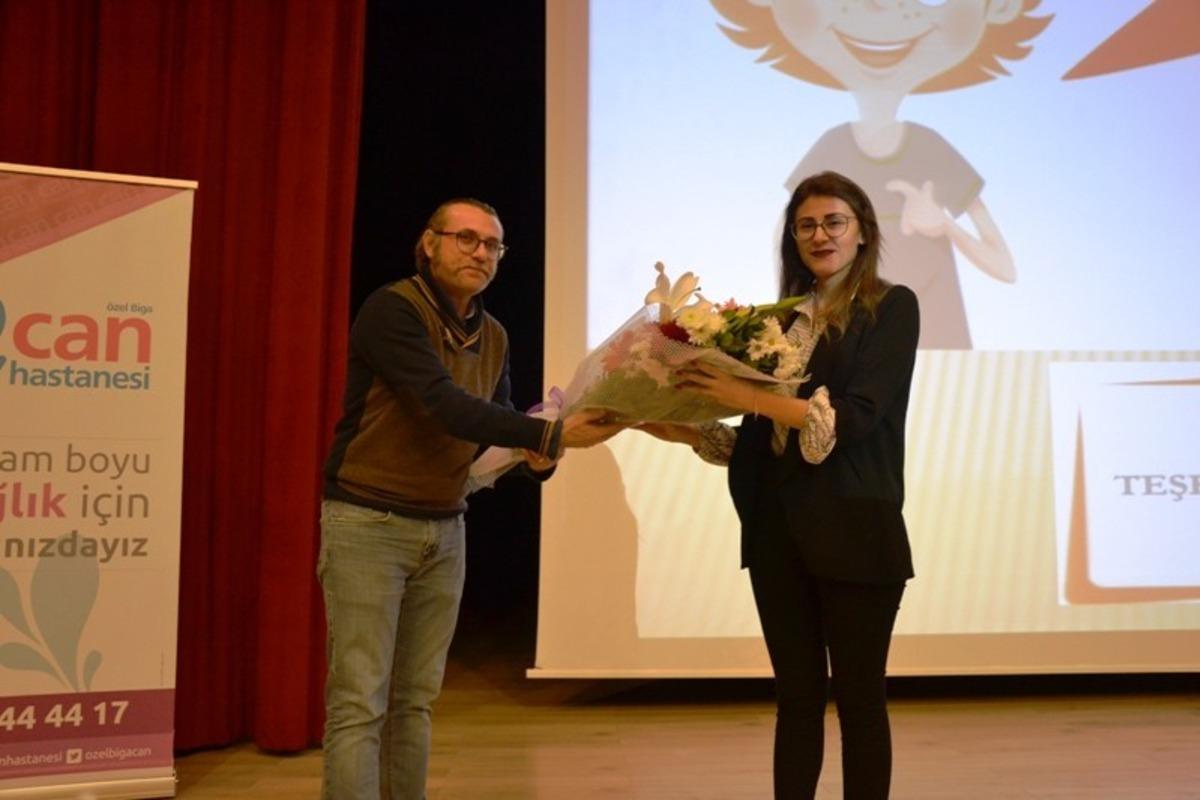 Lise &ouml;ğrencilerine sağlık beslenme konulu eğitim verildi