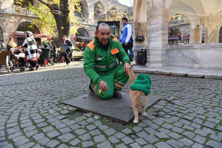 Herkes 'bereli' kediyi konuşuyor! Temizli işçisi Hidayet Sevinç'ten açıklama G5