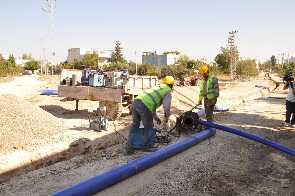 İmamoğlu&rsquo;nda i&ccedil;me suyu şebekesi yenileniyor