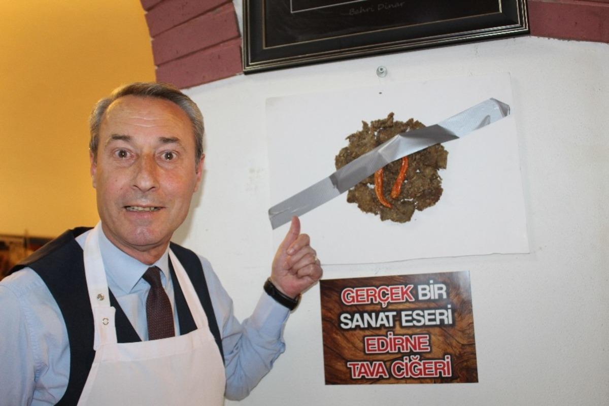 Bu da duvarda tava ciğer