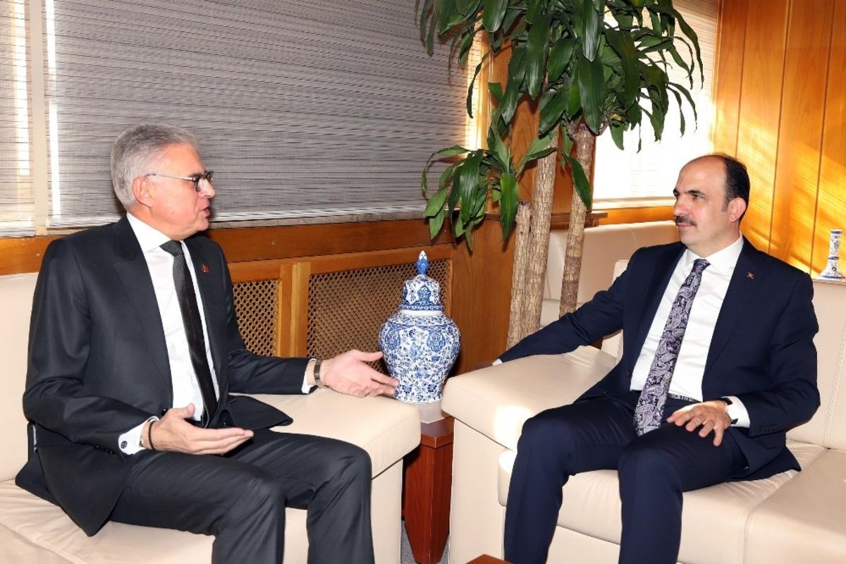 Fas B&uuml;y&uuml;kel&ccedil;isi Lazreq, Başkan Altay&rsquo;ı ziyaret etti