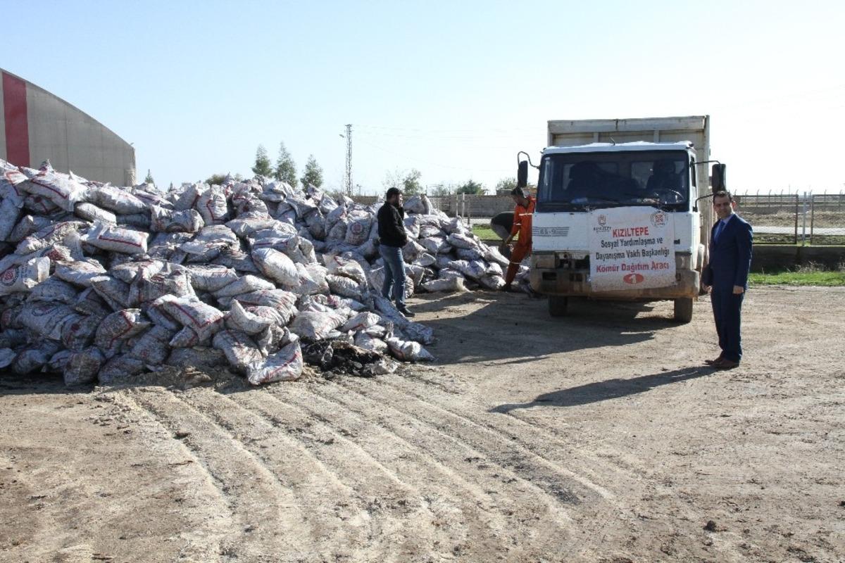 Kızıltepe&rsquo;de k&ouml;m&uuml;r dağıtımı