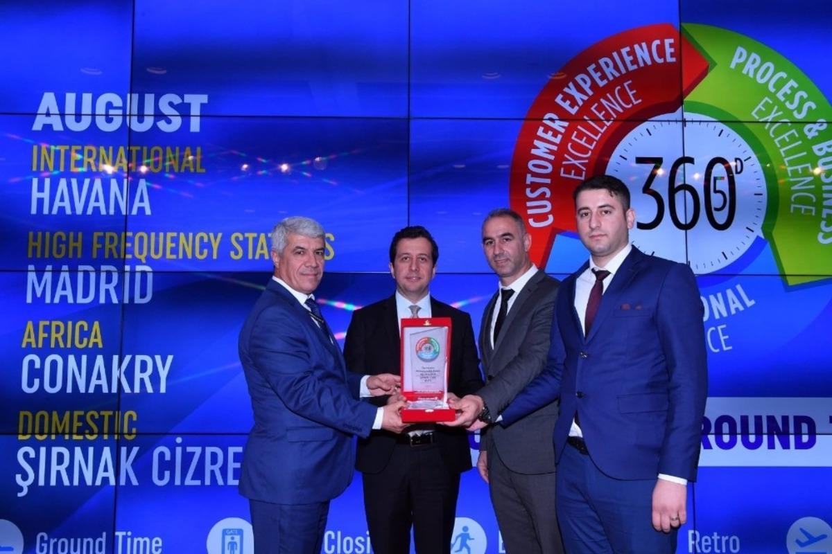 THY&rsquo;den Şırnak Şerafettin El&ccedil;i Havalimanı&rsquo;na m&uuml;kemmellik &ouml;d&uuml;l&uuml;