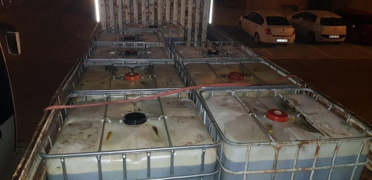 Isparta&rsquo;da 6 bin 500 litre ka&ccedil;ak akaryakıt ele ge&ccedil;irildi