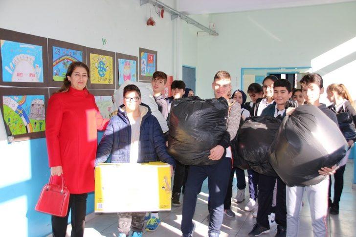 Ortaokul öğrencileri umut ışığı oldu G1