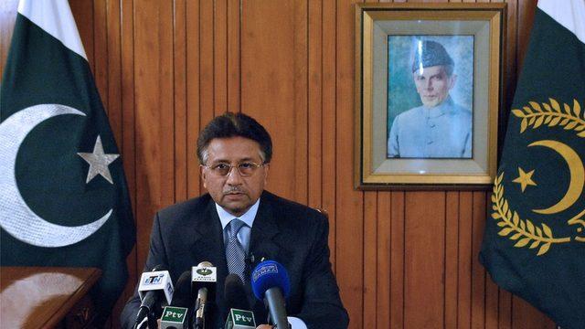 Pervez Musharraf announces his resignation as Pakistani president in August 2008