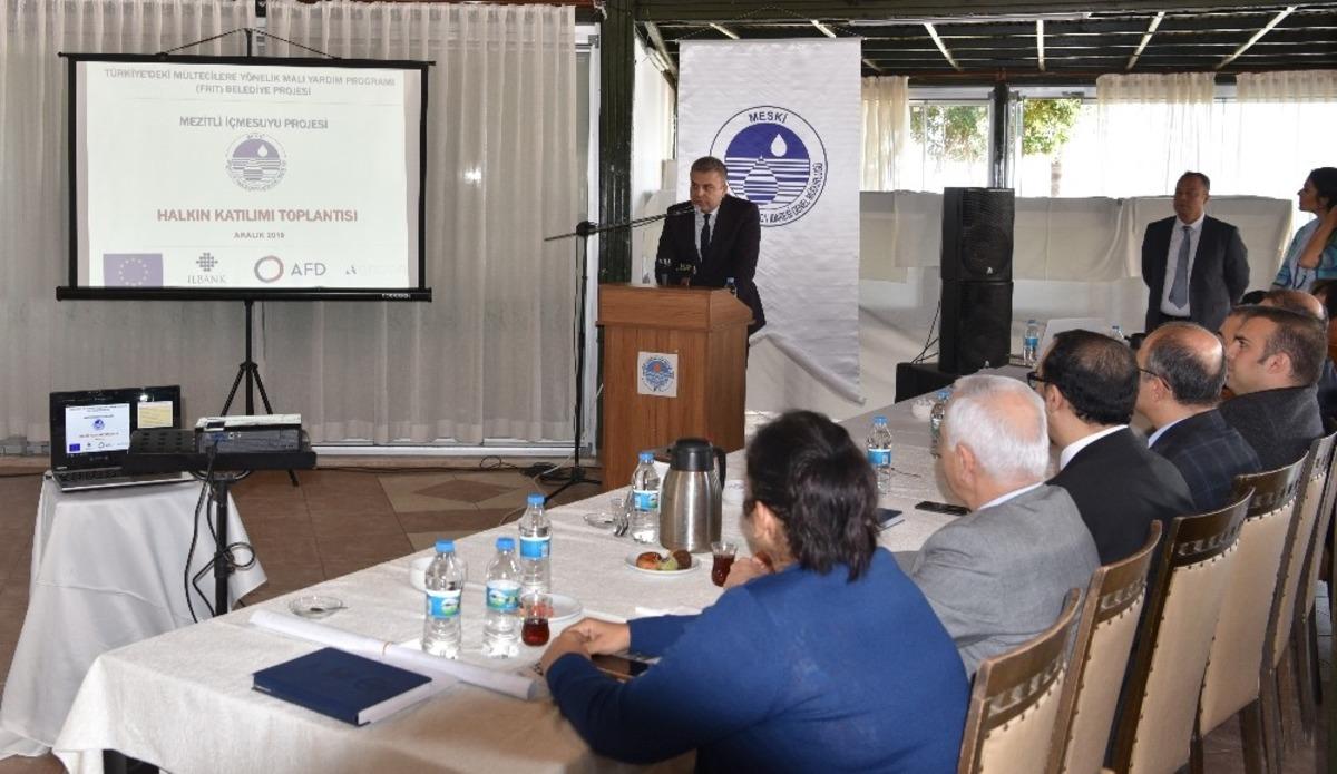 MESKİ, Mezitli İ&ccedil;me Suyu Projesini halka anlattı