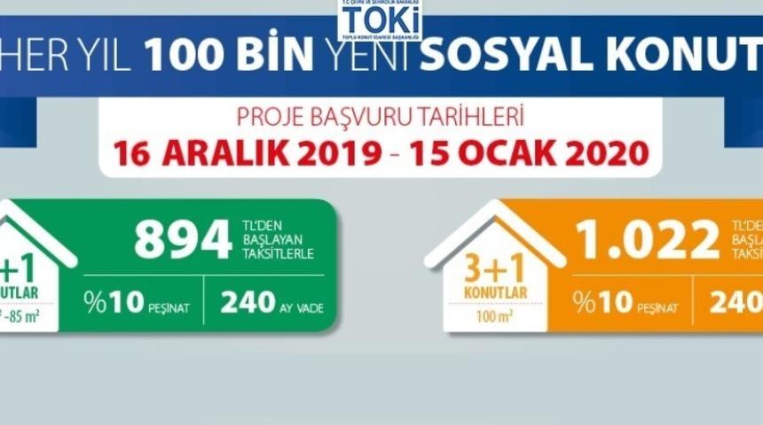 TOKİ, K&uuml;tahya&rsquo;da 950 konut inşa edecek