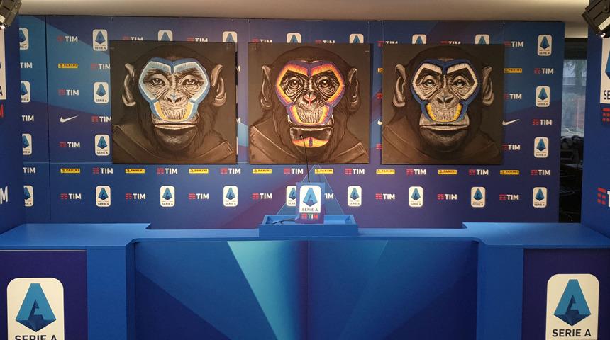 Irkçılıkla mücadelede skandal maymun tablosu