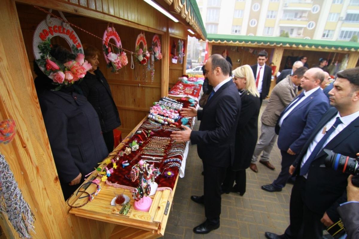 Uzunk&ouml;pr&uuml;&rsquo;de &lsquo;Kadın Emek Pazarı&rsquo; a&ccedil;ılışı yapıldı