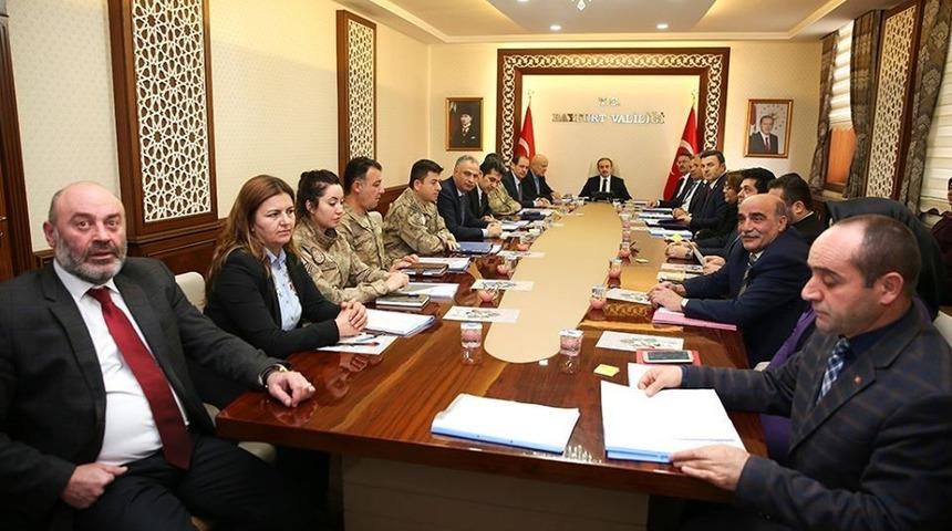 Bayburt&rsquo;ta kadına y&ouml;nelik şiddetle m&uuml;cadele koordinasyon planı toplantısı yapıldı