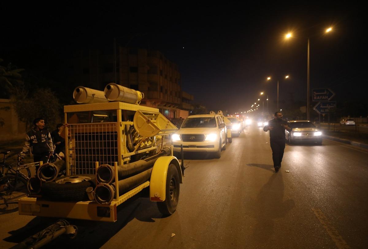 Gazze, 20 yıl sonra yeni sivil savunma ara&ccedil;larına kavuştu