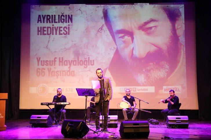 Şair, bestekar, söz yazarı Yusuf Hayaloğlu Kartal’da anıldı G5