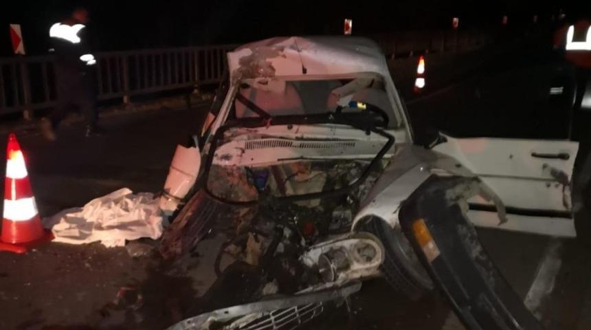 Boyabat’ta trafik kazası: 1 ölü, 1 yaralı