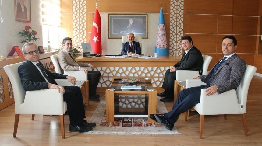 OEDAŞ y&ouml;neticilerinden M&uuml;d&uuml;r Başyiğit&rsquo;e ziyaret