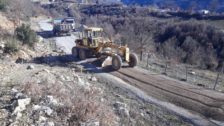 Alanya’da Karapınar yoluna kış bakımı G1