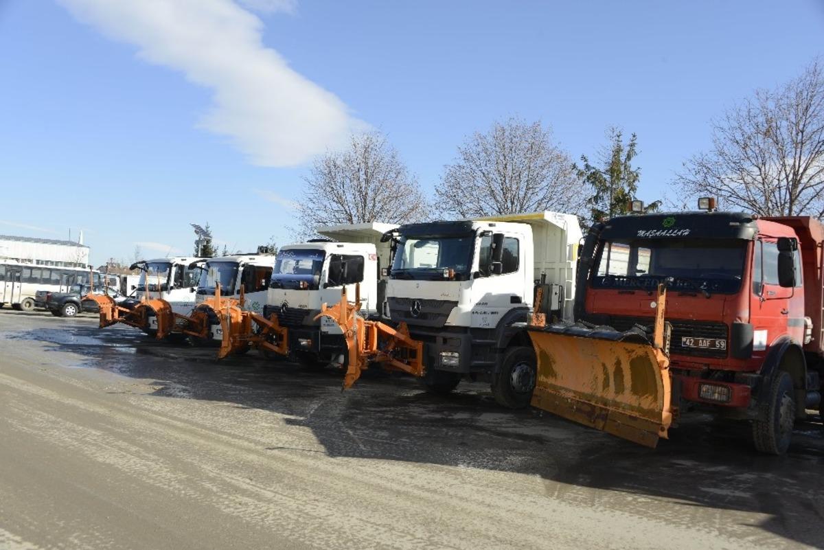 Meram&rsquo;da t&uuml;m kış hazırlıkları tamamlandı