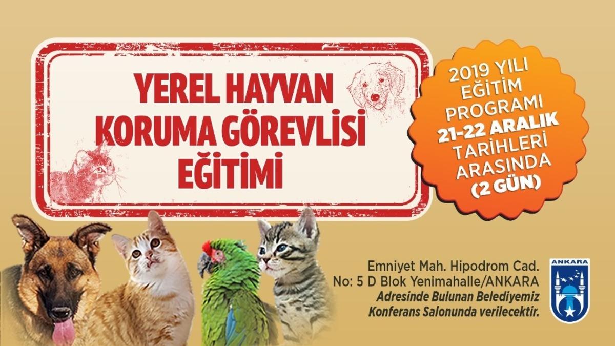Ankara B&uuml;y&uuml;kşehir&rsquo;den "Yerel Hayvan Koruma G&ouml;revlisi Eğitimi&rdquo;