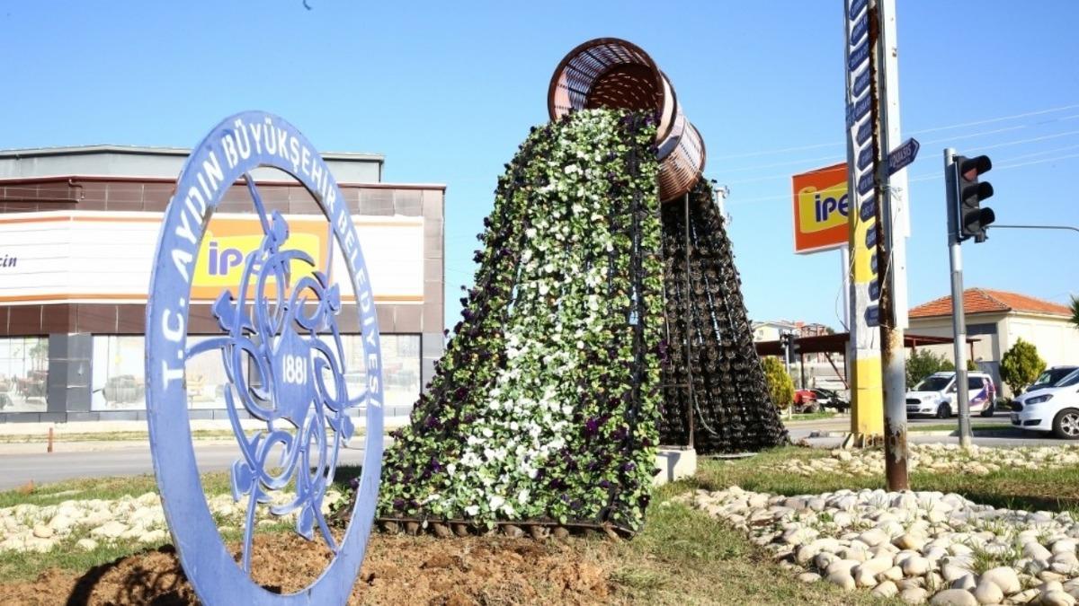 Aydın d&ouml;rt mevsim &ccedil;i&ccedil;ek bah&ccedil;esi