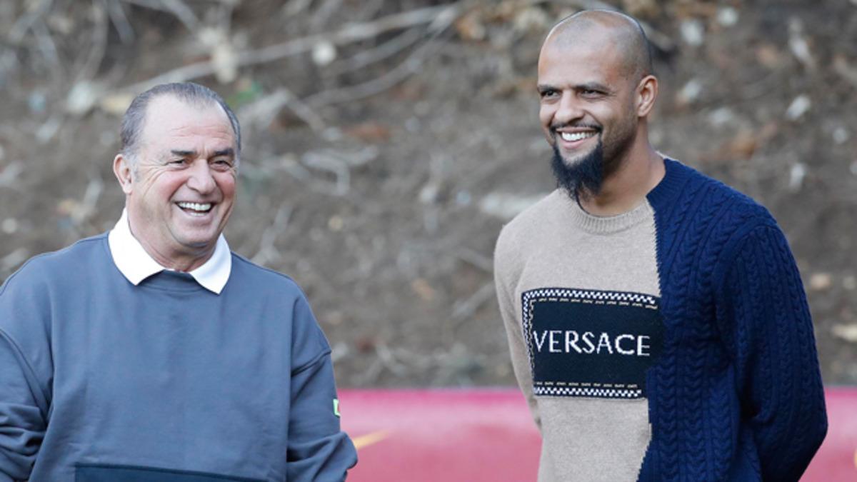 Felipe Melo, Florya'da Fatih Terim'le g&ouml;r&uuml;şt&uuml;